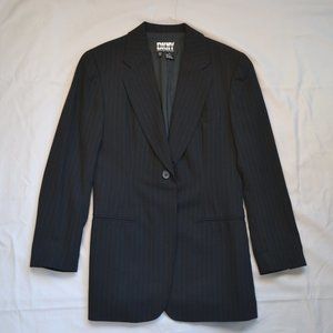 DKNY Black Pin Striped Blazer
